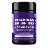 Suplemento Alimentar em Cápsulas Vitaminas B6, B9, B12 + Complexo B